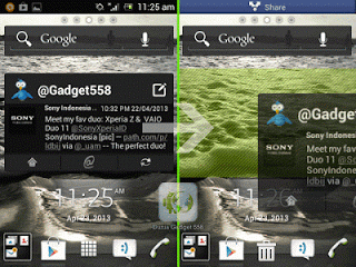 Memindahkan widget Android