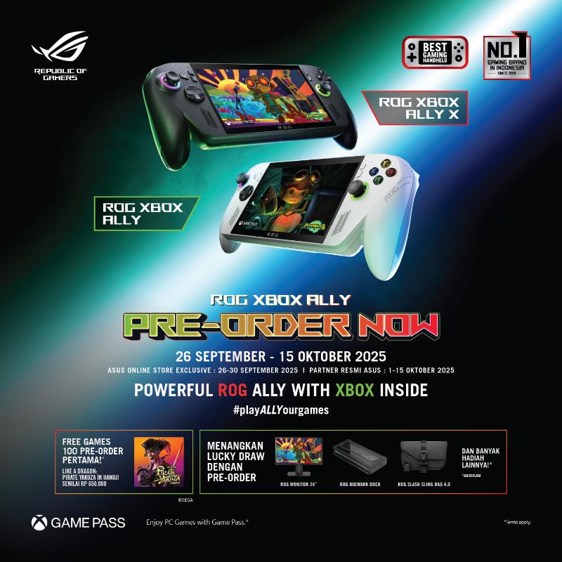 Pre Order ROG Xbox Ally Indonesia