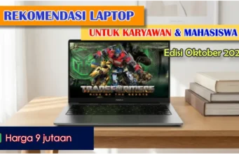 6 Laptop Terbaik di Bawah 10 Jutaan (Edisi Oktober 2026) Rekomendasi laptop terbaik harga 9 jutaan okt 2026